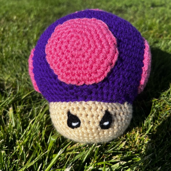 Bestseller Hand Crocheted Super Mario Mushrooms! RESTOCKED - Picture 11 of 14